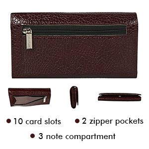 CREATURE Women's Clutch (Maroon) (CL-01) : Amazon.in: Fashion