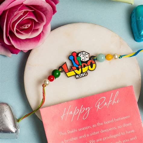 Buy Cute Ludo King Quirky Rakhi Online in India - Mypoojabox.in