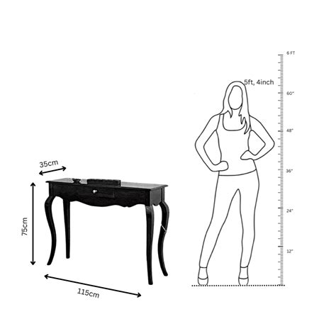 Traditional Hallway Table | Wooden Entryway Console Table With Storage