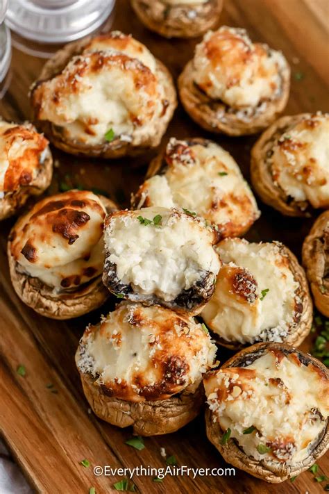Air Fryer Stuffed Mushrooms - Everything Air Fryer and More