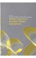 Safety Culture in Nuclear Power Operations : Wilpert, Bernhard ...
