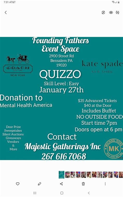 Quizzo , Founding Father's Sports Bar & Grill, Bensalem, January 27 ...