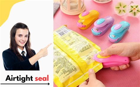 Buy Kisu Mini Heat Sealing Machine for Home Use, Handheld Mini Portable ...