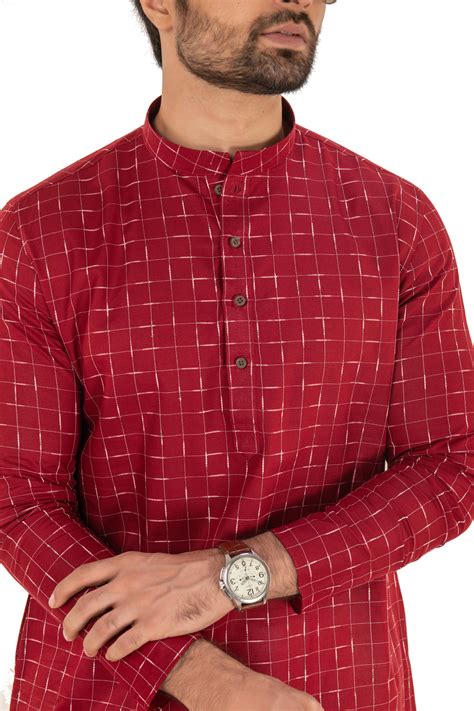 Men's Solid Festive Relaxed Fit Kurta – Indiecraft