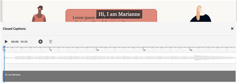 Add and edit audio in Adobe Captivate