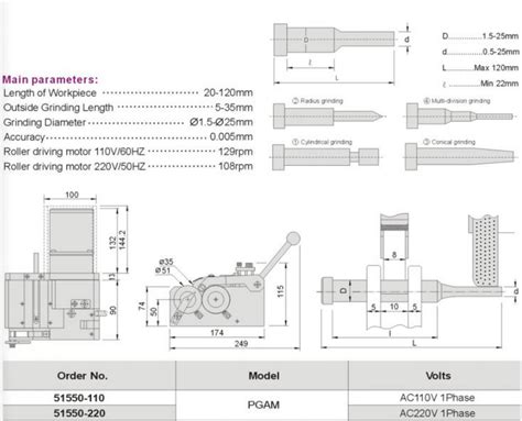 GIN Motor Punch Grinder - PGAM