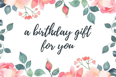 Printable Birthday Gift Card Template - FREE Printable Birthday Cards
