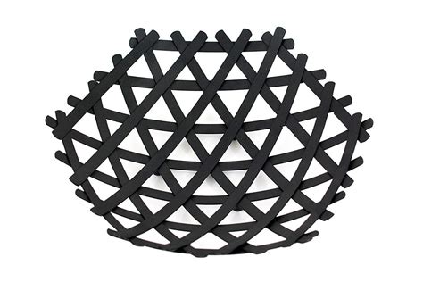 Buy FING Metal Fruit Basket, Wire Fruit Basket Black Iron Fruit Holder ...