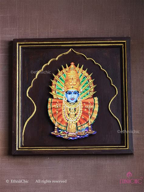 Yellamma Devi Wall Frame | Folk Goddess Art | EthniiChic