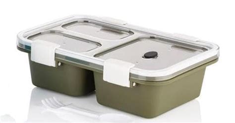 Buy 3 Compartment Kids/School/College/Office Lunch Box for 1-Big & 2 ...