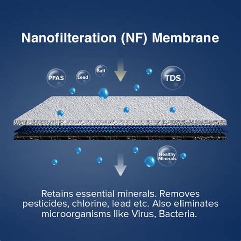 Peore NF-80 Nanofiltration/NF Membrane 100 GPD + Membrane Housing ...