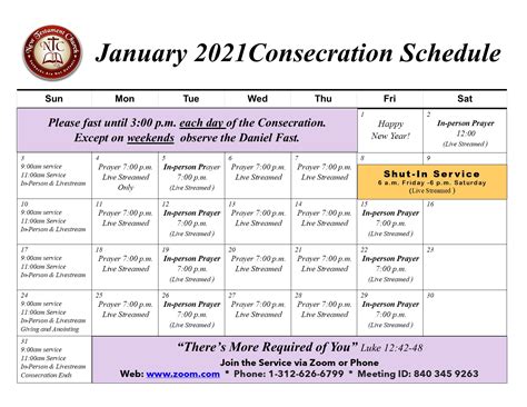 Consecration 2021 Prayer – LiveStream only – Access Church, Brian Keith ...