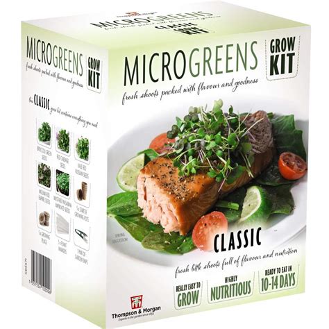Buy Microgreens Classic Seed Grow Kit Hardy Annual Easy to Grow Your ...
