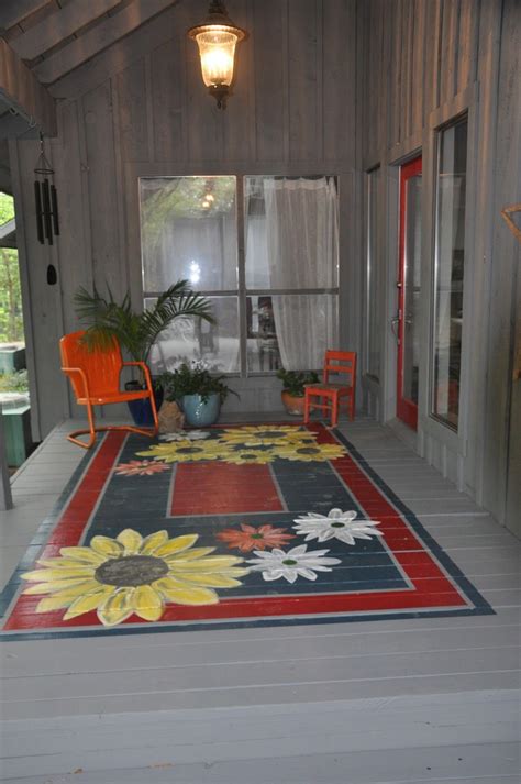 dolce vita | Painted porch floors, Porch rug, Painted rug