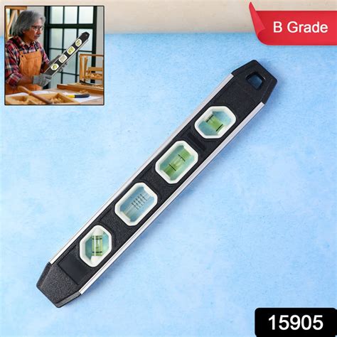 Professional Aluminum Spirit Level Measuring Tool (B Grade / 1 Pc)