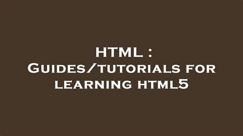 Learning HTML5 的图像结果