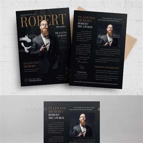 Image result for Obituary Graphics