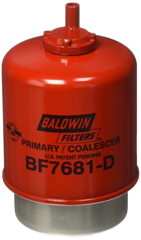 Baldwin Heavy Duty BF7681-D Fuel Filter,5-7/32 x 3-9/32 x 5-7/32 In ...