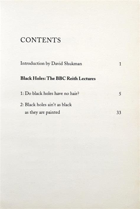Black Holes The BBC Reith Lectures – Books and You