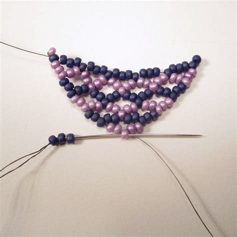 Beading Stitch Tutorials Netting 的图像结果