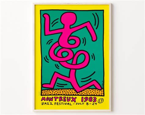 Buy Keith Haring , Home Decor, Keith Haring Print, Printable Haring ...