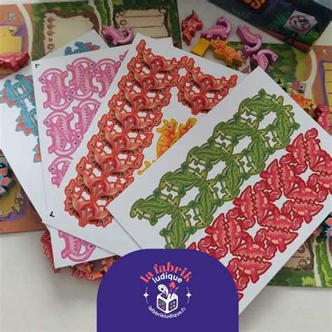 Acheter Draftosaurus - Pack de Stickers - La Fabrik Ludique - Accessoires