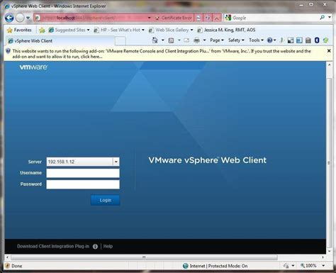 VMware Client 的图像结果