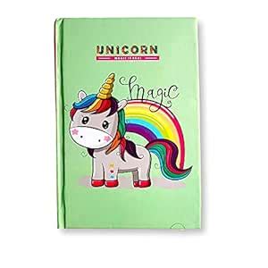 THE UMBRELLA STORE A6 Unicorn Diary, Unicorn Notebook, Unicorn Gifts ...