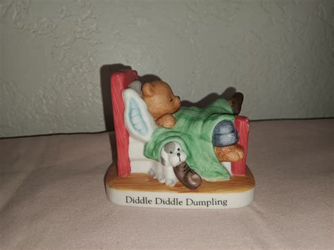 Bronson Collectibles Nursery Rhyme Bear 1994 Diddle Diddle Dumpling 2 3 ...