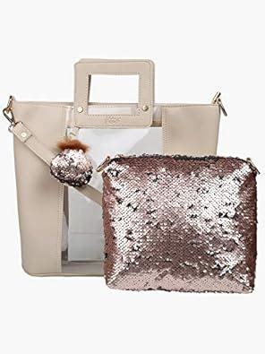 Buy Vdesi Peep sequins bag with a detachable sling pouch at Amazon.in