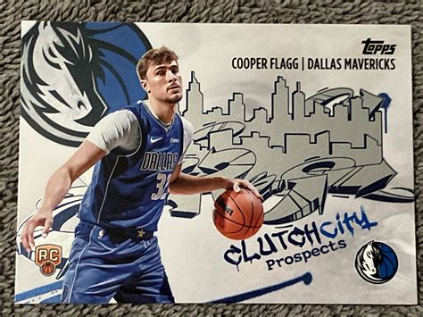 Cooper Flagg 2025 Topps #CC-1 Clutch City Prospects Price Guide ...