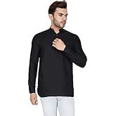 Buy U-TURN Men's Cotton Regular Short Kurta Shirt (Pink-Kurta-S_Pink ...