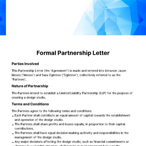 Partner Letter Template 的图像结果