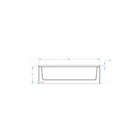 Lyons® 54" X 27" - Fiberglass Bathtub (White) - Manufactured Home ...