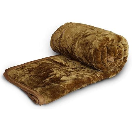 Buy Goyal's Super Soft Mink Single Bed Blanket 500 TC, 63 X 85 Size ...