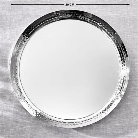 Buy Blaze Martillo Stainless Steel Dinner Plate - 29cm from Home Centre ...