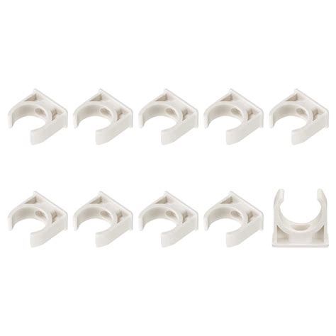 METALLIXITY PVC Water Pipe Clips (20mm/0.79") 12Pcs, Plastic U Shaped ...