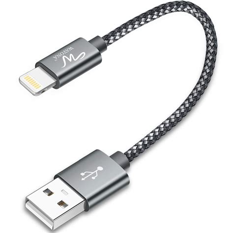 Wayona Nylon Braided USB Data Sync and Fast Charging 3A Short Power ...