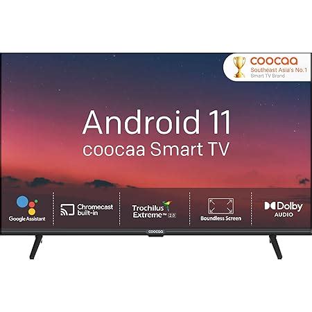 Coocaa 108 cm (43 inches) Frameless Series 4k Ultra HD Smart IPS Google ...