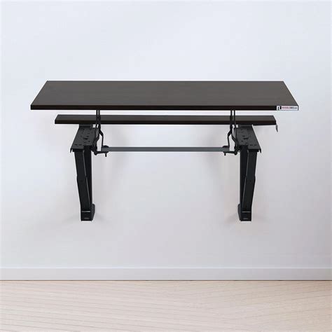 Antares Wall Mounted Sit Stand Desk – InvisibleBed.com