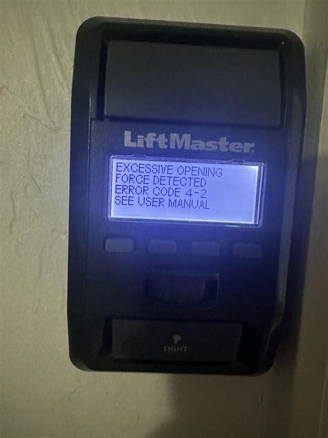Image result for Chamberlain Error Code 4 2.Clear
