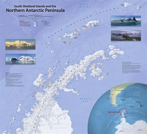 South Shetland Islands and the Northern Antarctic Peninsula Map by ...