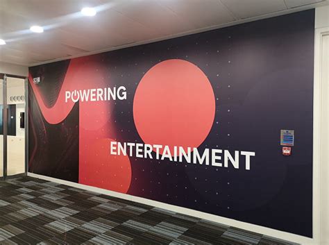 Custom Vinyl Wall Graphics Printing For Office | Riot Color India