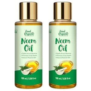 Buy GOOD ORGANIC 100% Pure Neem Oil (100ml) | Cold Pressed Neem Oil for ...