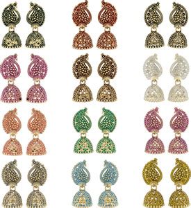 Flipkart.com - Buy DEW MAT Meenakari Ethnic Antique South Indian Round ...