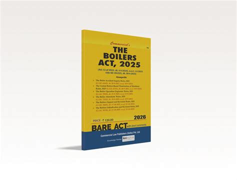 The Boilers Act, 2025 (E-Book) – Commercial Law Publishers