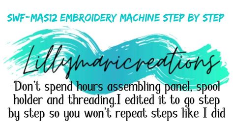 Image result for SWF Embroidery Tutorials MA 6