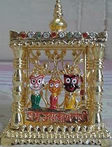 Buy ISKCON Jagannath metal Suraj Stand (Standard, Multicolour). Online ...