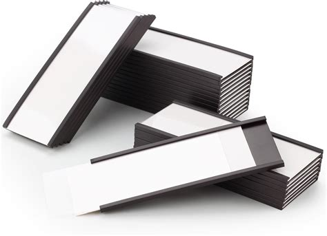 Amazon.com : LLPT Magnetic Label Holder 4” x 1.6” 26 Packs C Channel ...