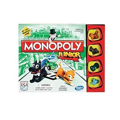Hasbro Gaming Monopoly Junior Board Game for Kids India | Ubuy